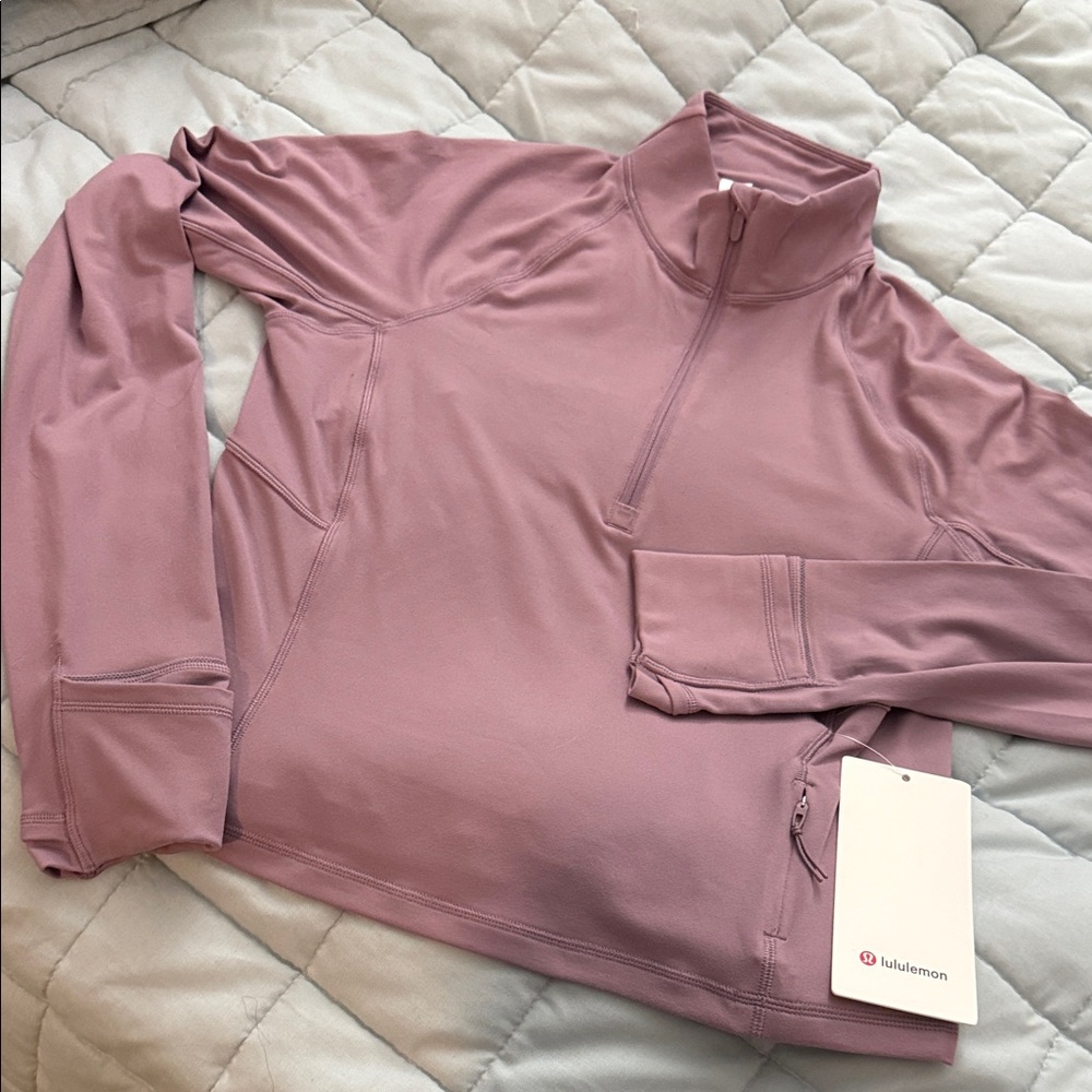 Lululemon It’s Rulu Run Cropped Half-Zip